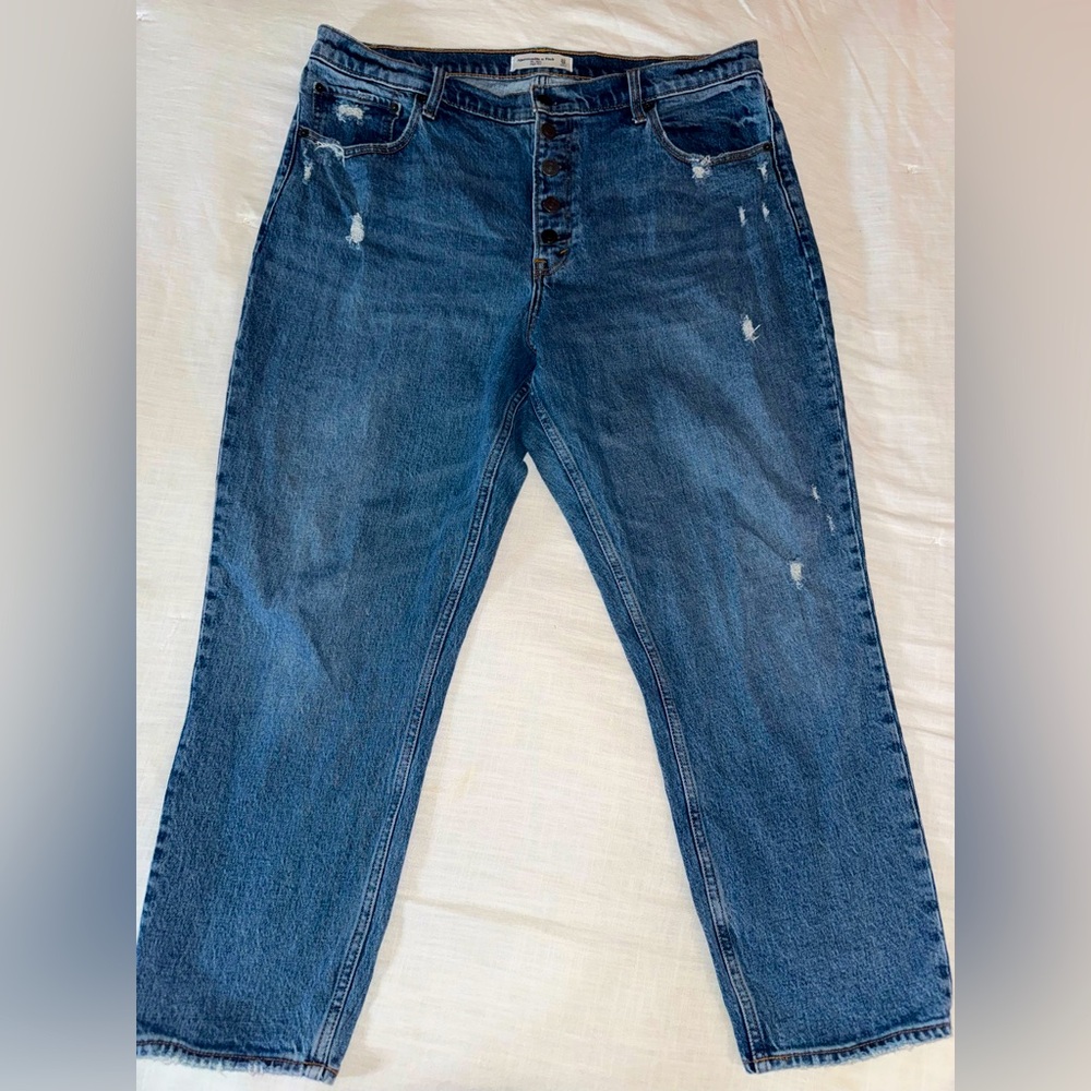 Abercrombie & Fitch The Mom High Rise Jeans 16R